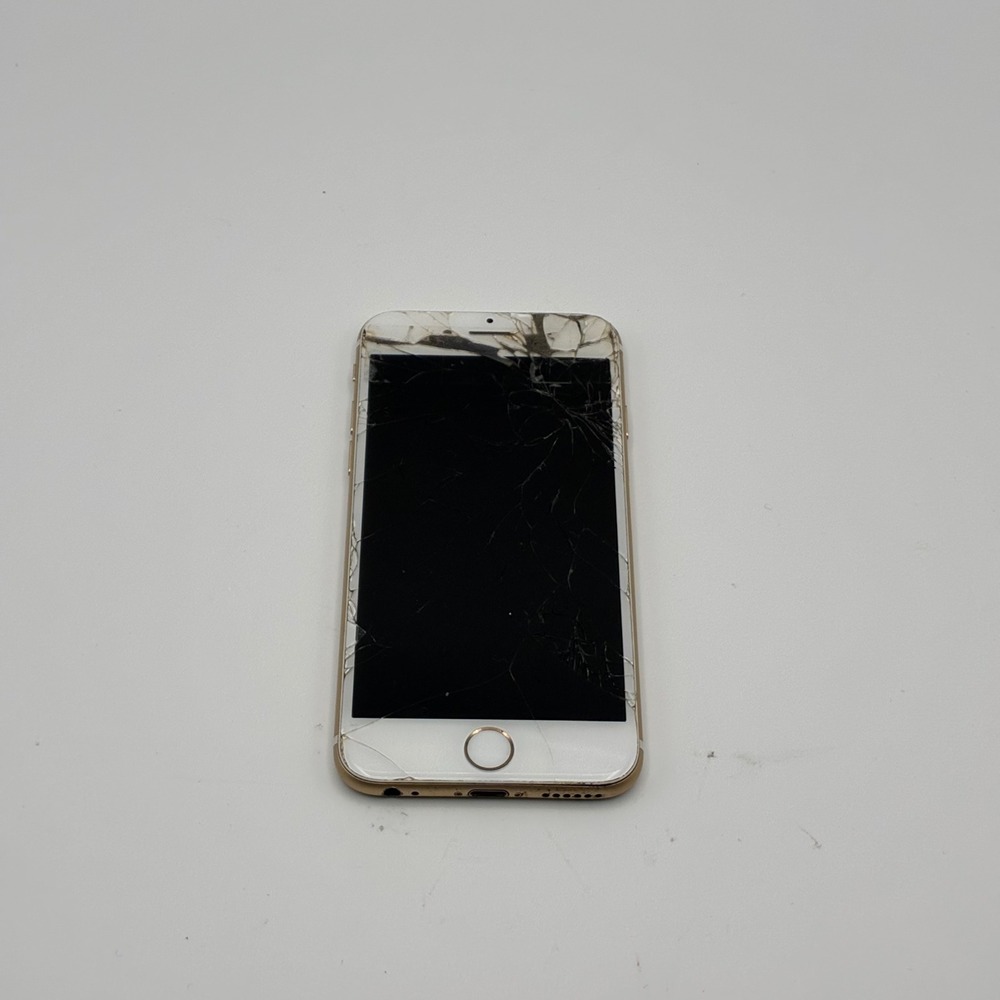 Apple iPhone 6 Smartphone Gold A1549 Cracked Screen For Parts Only